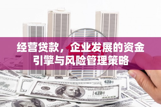 永登经营贷款，企业发展的资金引擎与风险管理策略