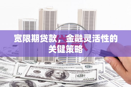 永登宽限期贷款，金融灵活性的关键策略