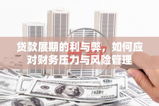 永登贷款展期的利与弊，如何应对财务压力与风险管理