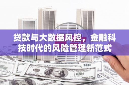 永登贷款与大数据风控，金融科技时代的风险管理新范式