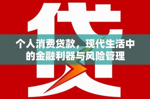 永登个人消费贷款，现代生活中的金融利器与风险管理