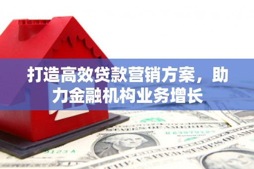 永登打造高效贷款营销方案，助力金融机构业务增长