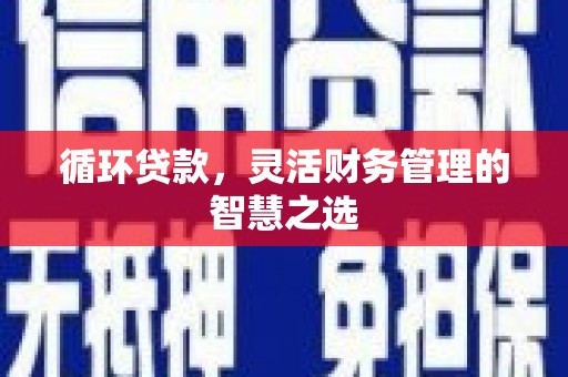 永登循环贷款，灵活财务管理的智慧之选