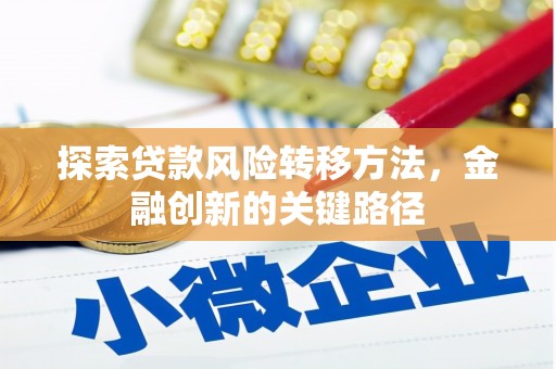 永登探索贷款风险转移方法，金融创新的关键路径