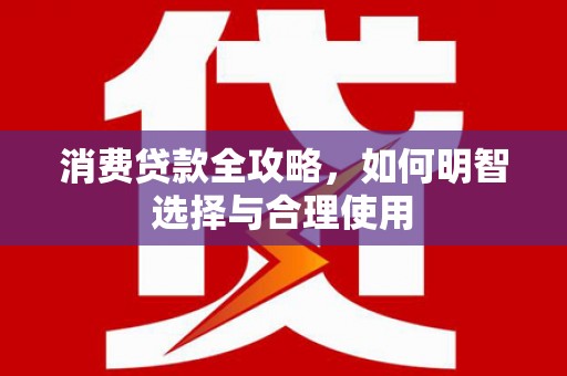永登消费贷款全攻略，如何明智选择与合理使用