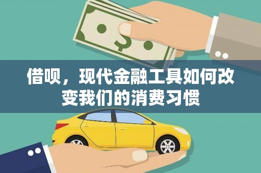 永登借呗，现代金融工具如何改变我们的消费习惯