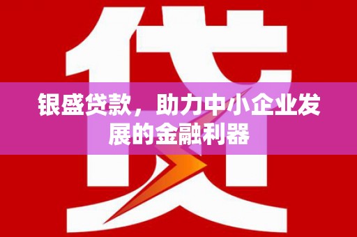 永登银盛贷款，助力中小企业发展的金融利器