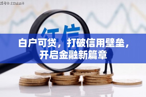 永登白户可贷，打破信用壁垒，开启金融新篇章