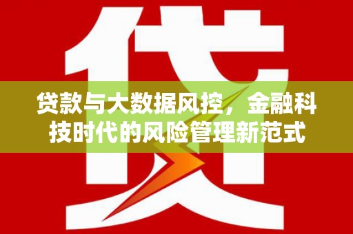 永登贷款与大数据风控，金融科技时代的风险管理新范式