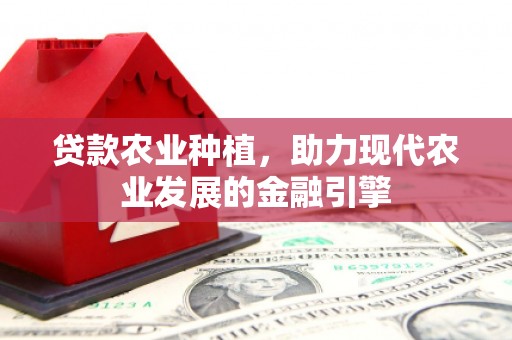 永登贷款农业种植，助力现代农业发展的金融引擎