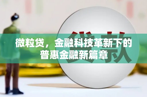 永登微粒贷，金融科技革新下的普惠金融新篇章