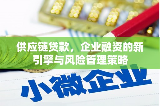 永登供应链贷款，企业融资的新引擎与风险管理策略