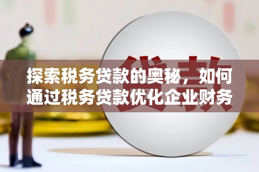 永登探索税务贷款的奥秘，如何通过税务贷款优化企业财务