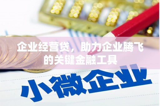 永登企业经营贷，助力企业腾飞的关键金融工具