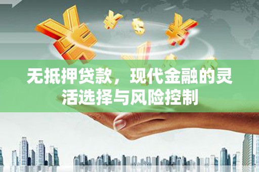 永登无抵押贷款，现代金融的灵活选择与风险控制