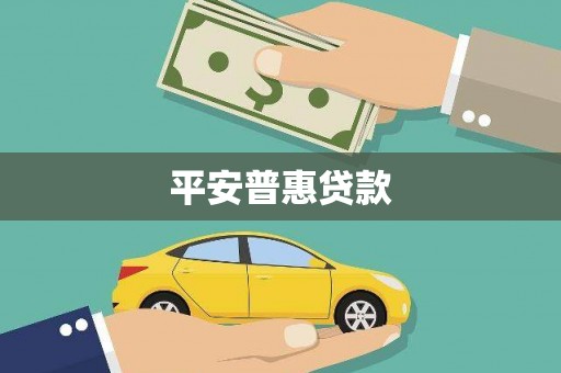 永登平安普惠贷款