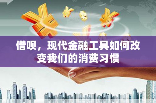 永登借呗，现代金融工具如何改变我们的消费习惯