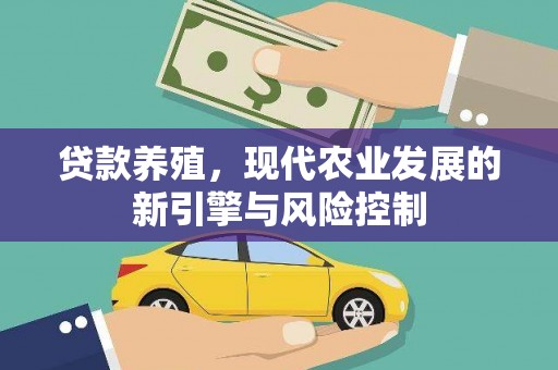 永登贷款养殖，现代农业发展的新引擎与风险控制