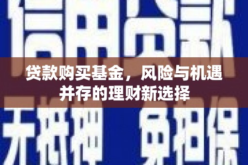 永登贷款购买基金，风险与机遇并存的理财新选择