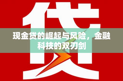 永登现金贷的崛起与风险，金融科技的双刃剑