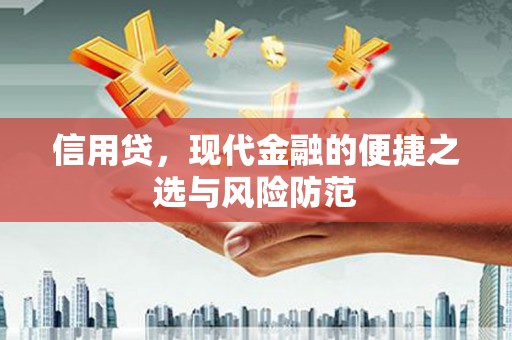 永登信用贷，现代金融的便捷之选与风险防范