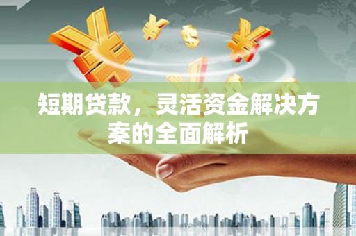 永登短期贷款，灵活资金解决方案的全面解析