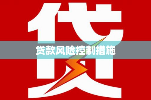 永登贷款风险控制措施