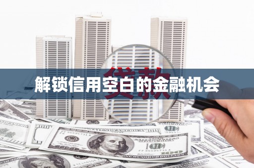 永登解锁信用空白的金融机会