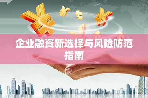 永登企业融资新选择与风险防范指南