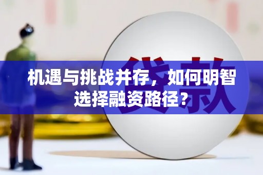 永登机遇与挑战并存，如何明智选择融资路径？