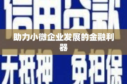 永登助力小微企业发展的金融利器