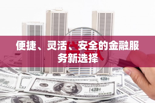 永登便捷、灵活、安全的金融服务新选择