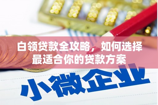 永登白领贷款全攻略，如何选择最适合你的贷款方案